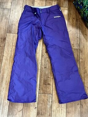 Vintage purple Volcom transition ski pants, S